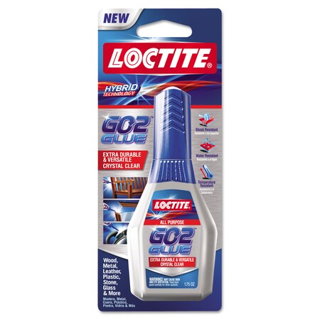 Loctite Go 2 Glue, 1.75 oz, Dries Clear 1661510